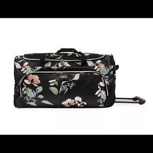 Bebe Minerva Rolling Duffle Bag | Brand New